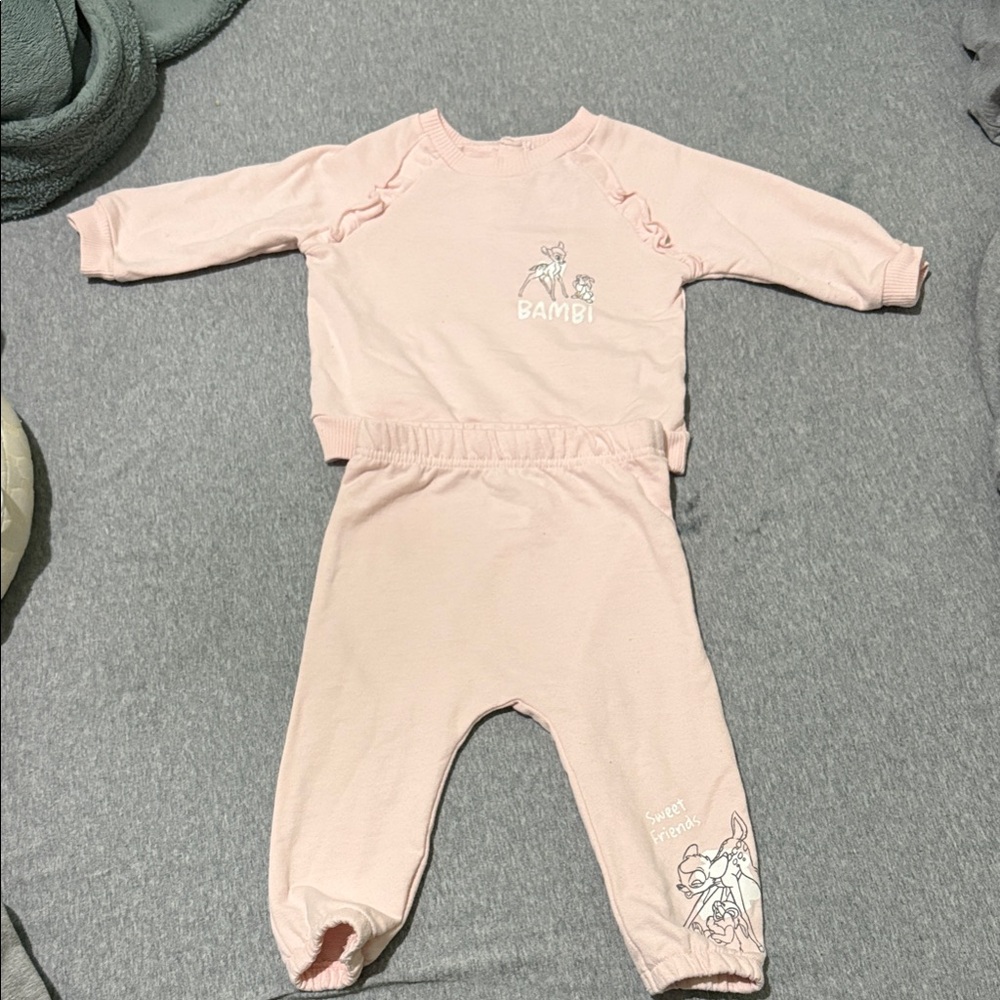 Disney Pink Bambi Kids Matching Set